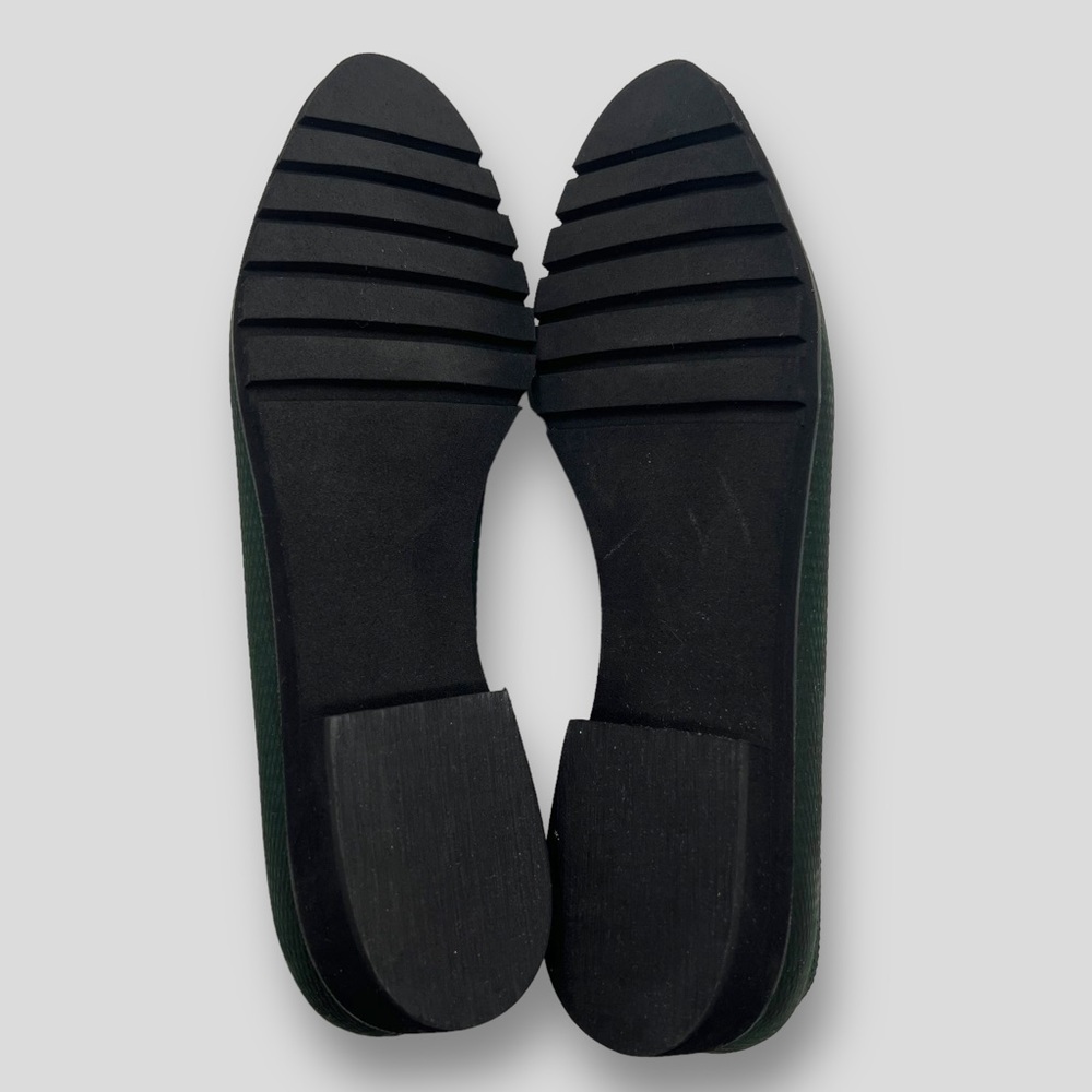 Salvatore Ferragamo Hunter Green Slip On Flats. - Picture 6 of 7